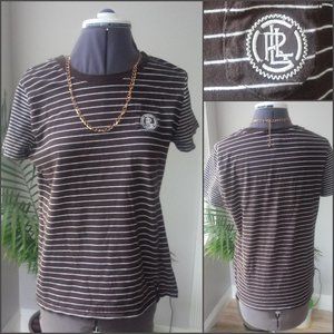 Ralph Lauren Striped T w/ Logo on Pocket